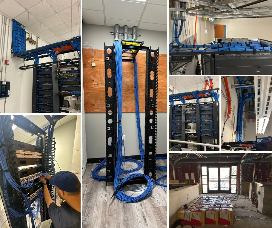 Structured cabling installations in commercial environments