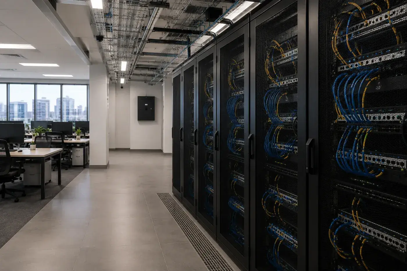 Data Pro crew on a commercial site