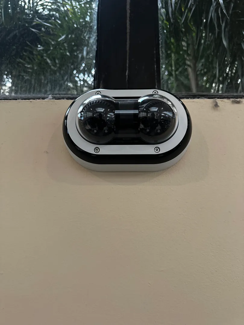 Axis multi-sensor camera at a Data Pro Communications project in Orlando, FL